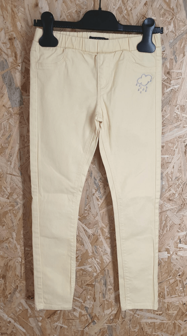 Pantalon jegging jaune clair 7 ans
