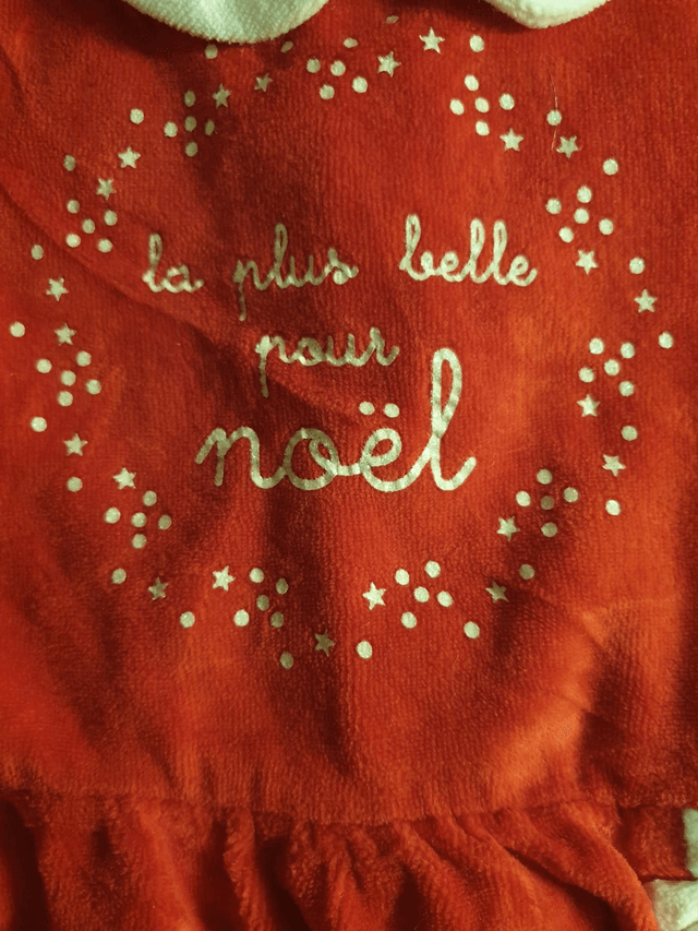Pyjama de Noël avec son bonnet 18 mois