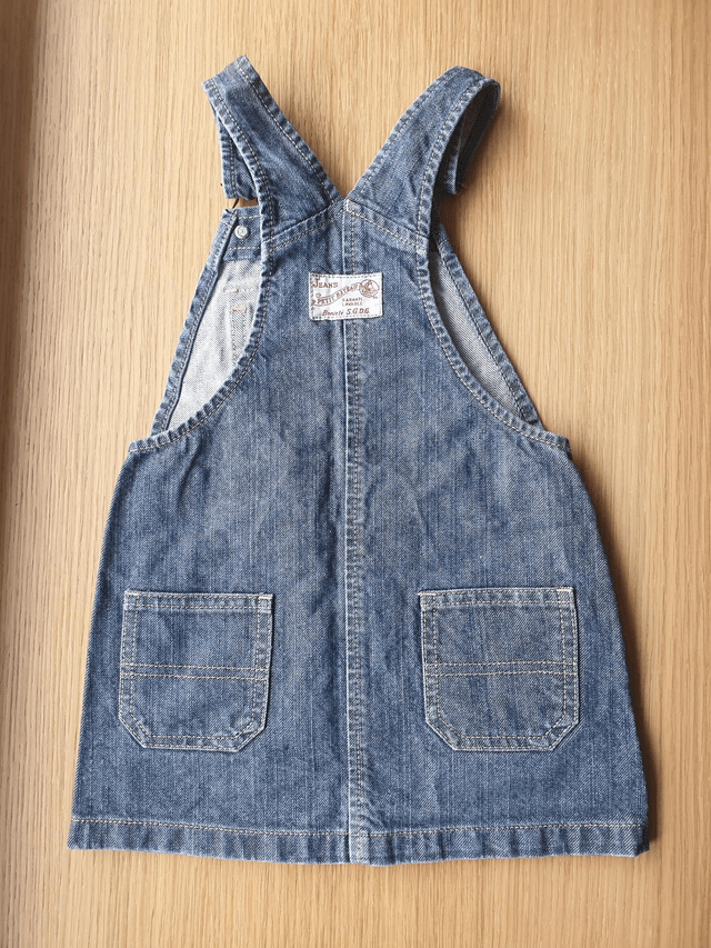Robe salopette en jean Petit Bateau 3 ans