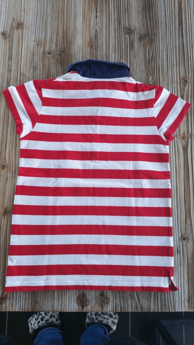 Polo marinière à col Jacadi 10 ans