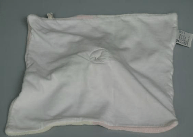 Doudou Noukie's Vache Plat Lola Blanc Et Rose Fleur
