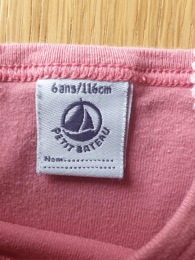 Tee-shirt débardeur maillot de corps Petit Bateau 6 ans