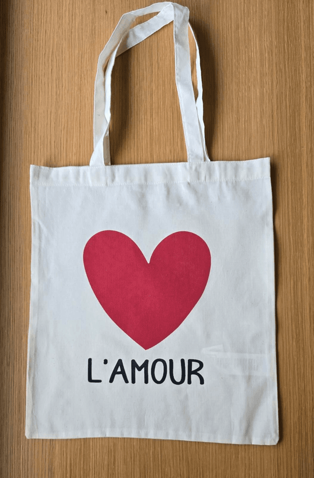Sac Tote Bag Cœur Amour Neuf